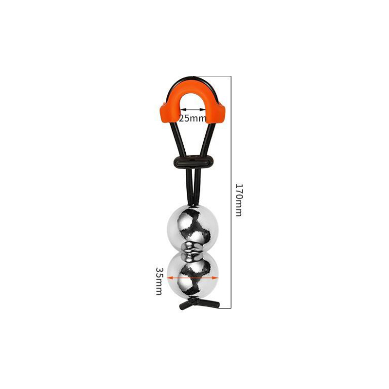 Металевий розтягувач пеніса з подвійною кулькою (φ35 мм)